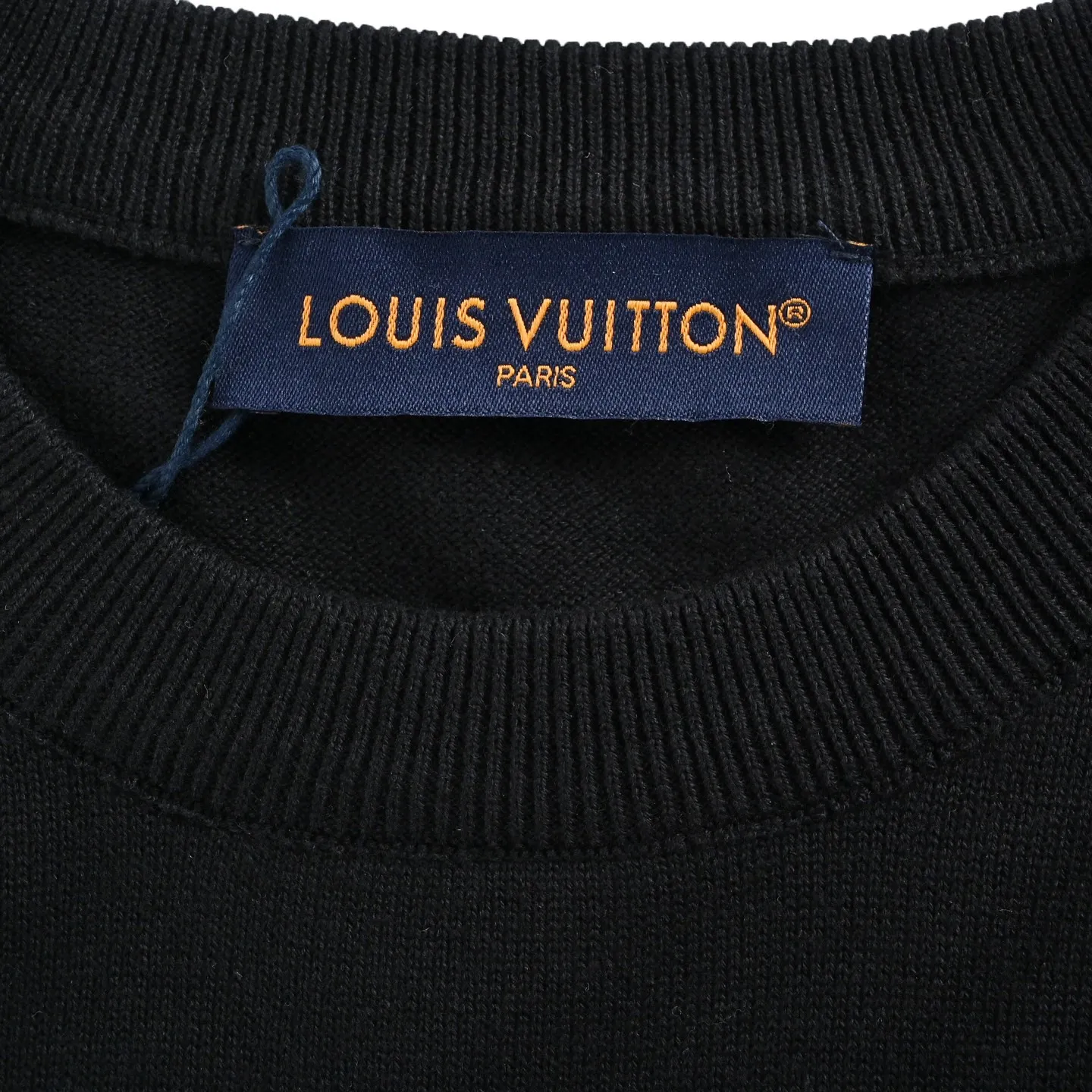 Louis Vuitton/Louis Vuitton 25ss gradient old flower diamond knitted short sleeves